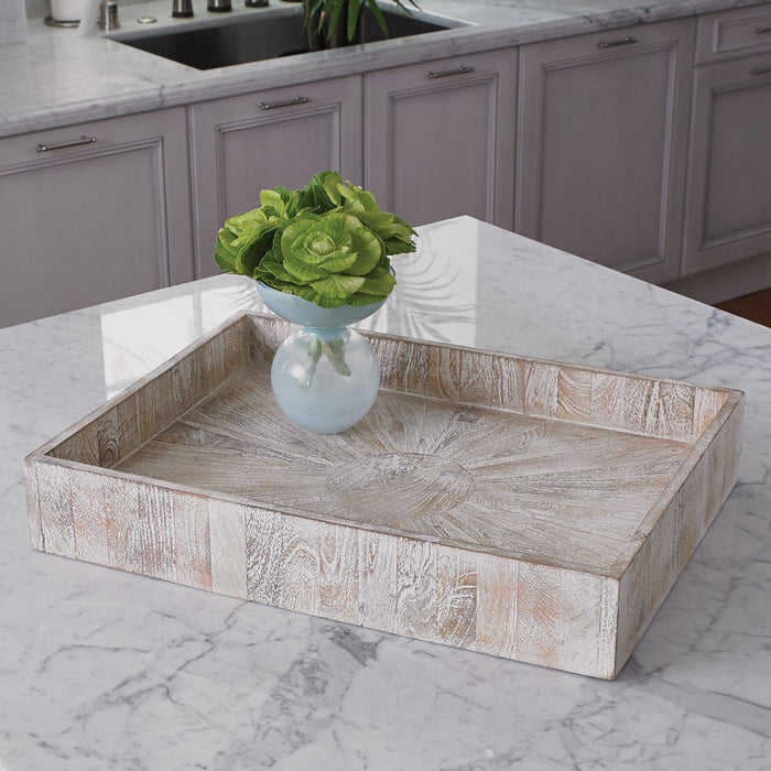 Global Views Driftwood Rectangular Tray