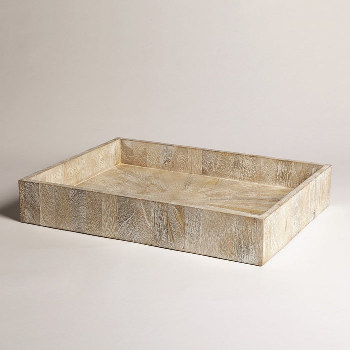 Global Views Driftwood Rectangular Tray