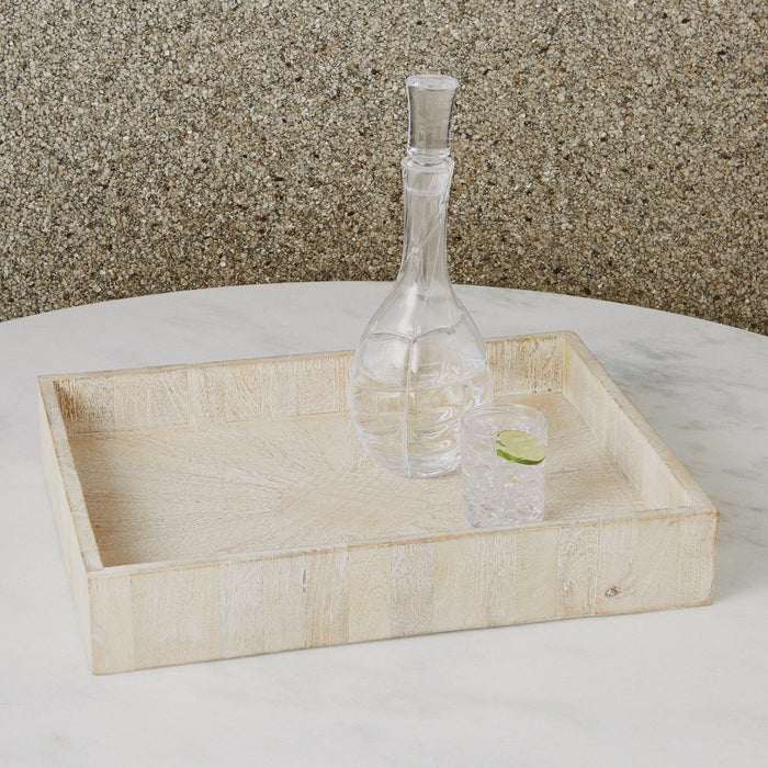 Global Views Driftwood Rectangular Tray