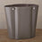 Global Views Serpentine Wastebasket Grey Pebble