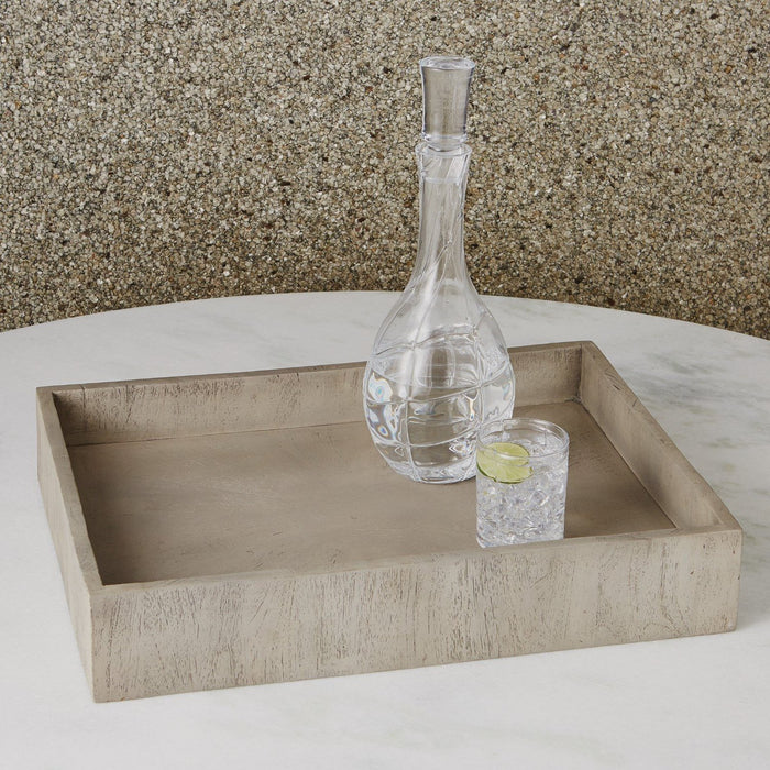 Global Views Driftwood Rectangular Tray
