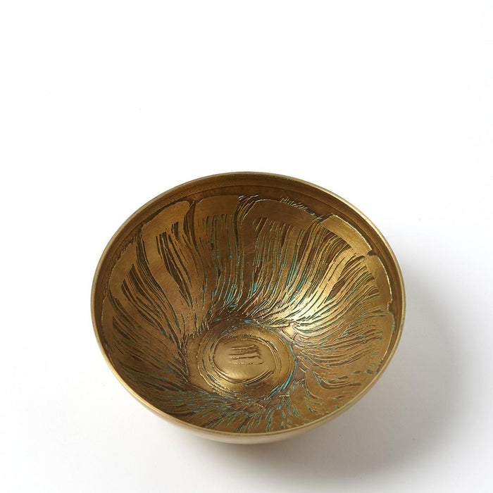 Global Views Sun Etched Bowl