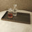 Global Views Wood Grain Tray-Charcoal