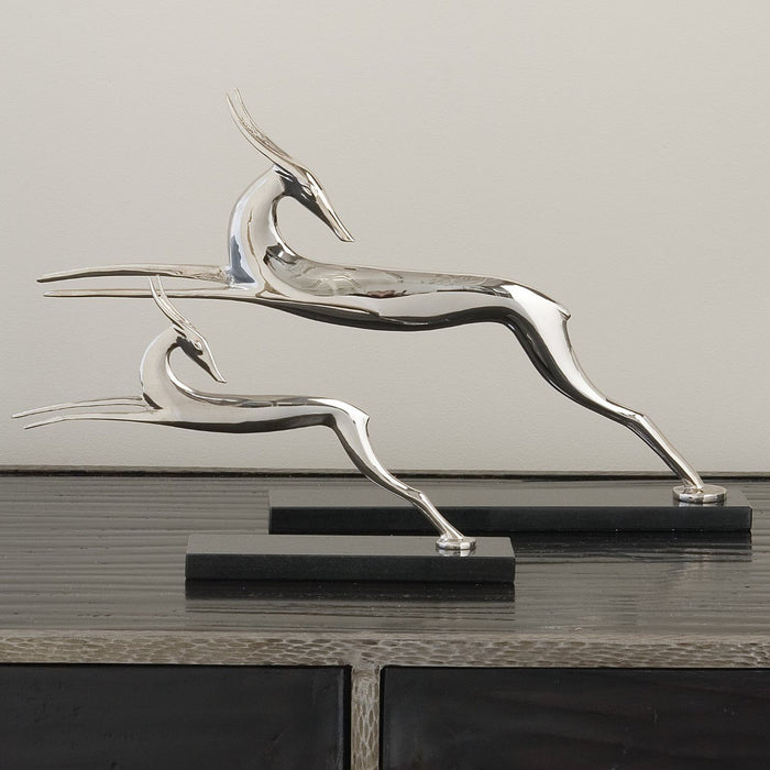 Global Views Nickel Deco Deer