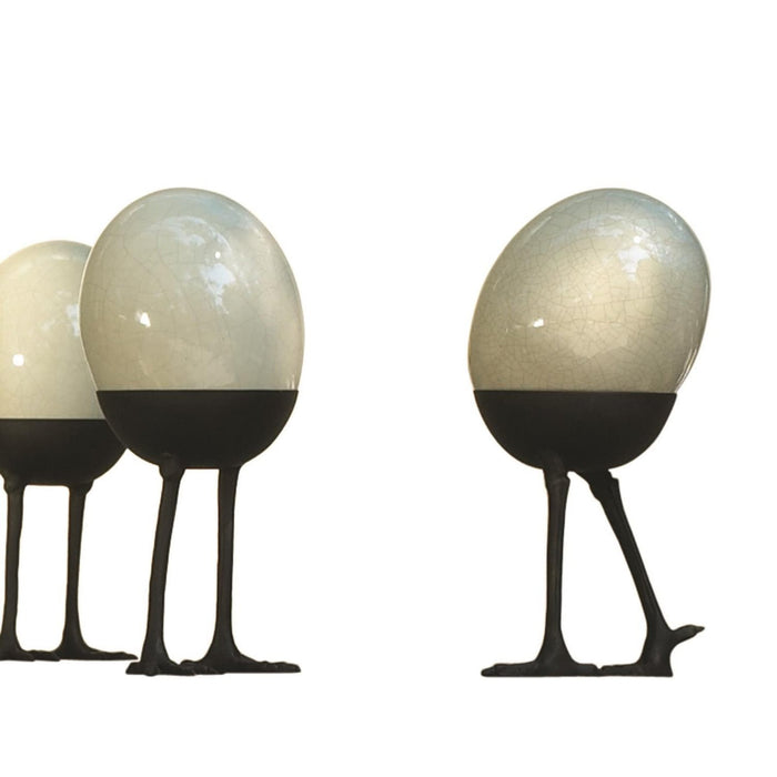 Global Views Ostrich Egg on Legs