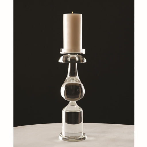 Global Views Classic Bulb Crystal Candle Holder