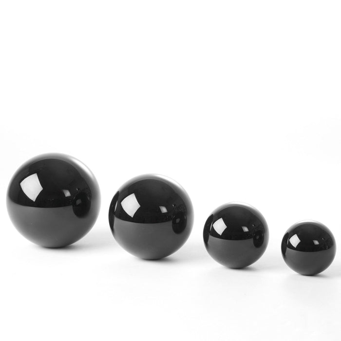 Global Views Black Crystal Sphere