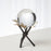 Global Views Bamboo Stand With Sphere Bronze