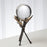 Global Views Bamboo Stand With Sphere Bronze