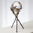 Global Views Bamboo Stand With Sphere Bronze