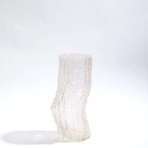 Global Views Faux Bois Glass Vase