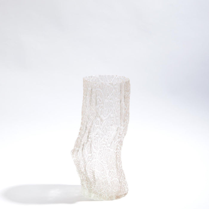 Global Views Faux Bois Glass Vase