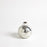 Global Views Hammered Ceramic Orb Vase Silver