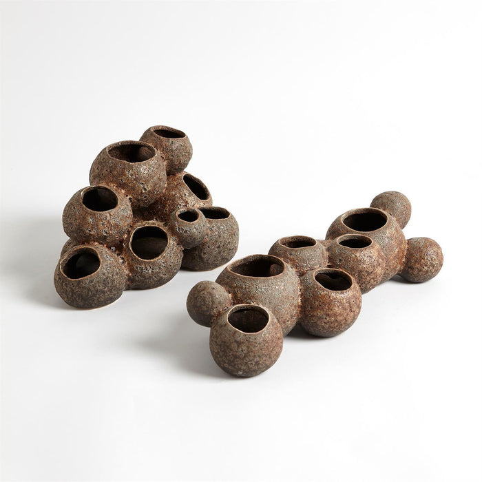 Global Views Reef Vase Sand