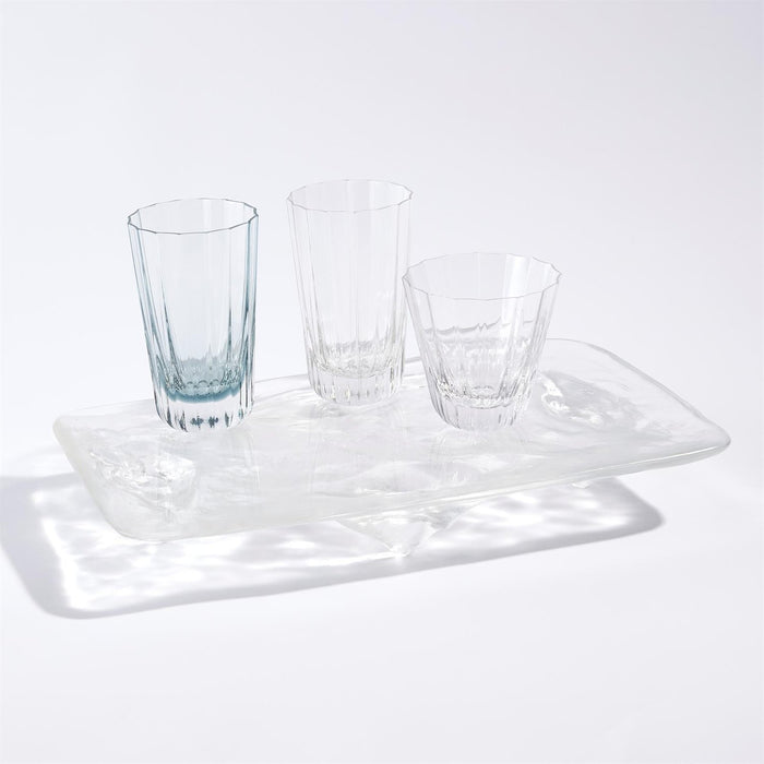 Global Views LiuLi Clear Rectangular Glass Tray