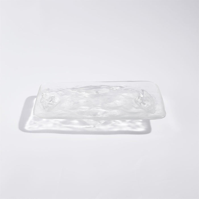 Global Views LiuLi Clear Rectangular Glass Tray