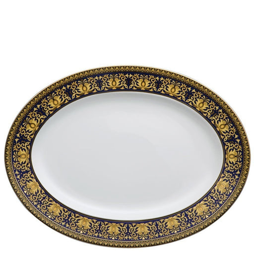 Versace Medusa Blue - Platter 15 3/4"