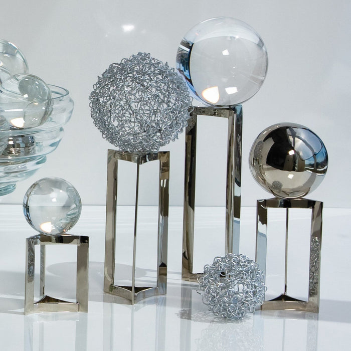 Global Views Overlap Ball Stand