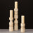 Global Views Totem Candle Holder Whitewash