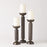 Global Views Temple Candle Holder Bronze