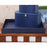 Global Views Midtown Leather Tray-Ink
