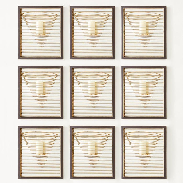 Global Views Pyramid Candle Sconce