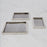 Global Views Set of 3 Stepped Nesting Trays-Nickel