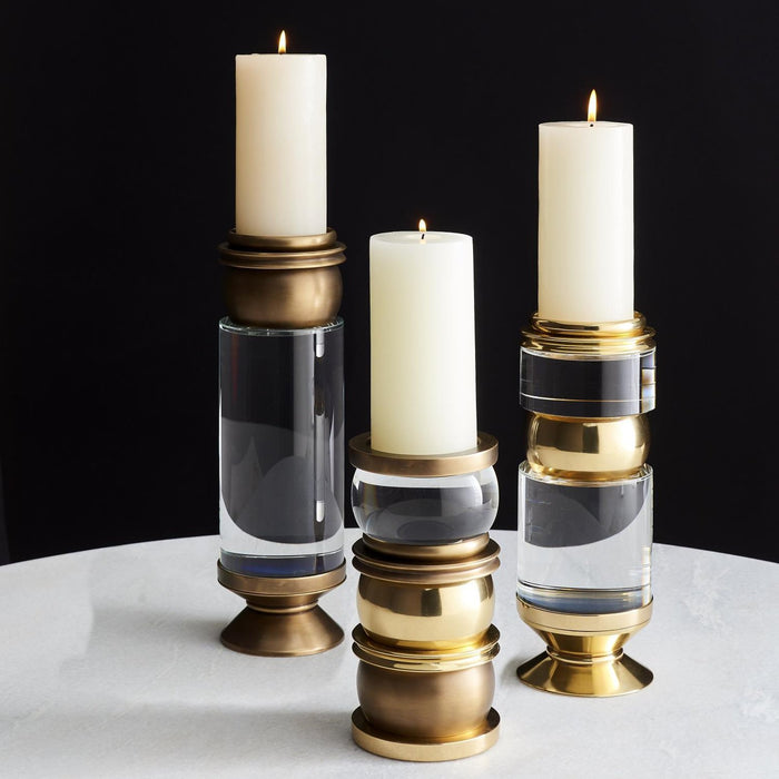 Global Views Set of 5 Stack Em Up Candle Holder