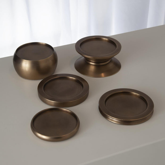 Global Views Set of 5 Stack Em Up Candle Holder