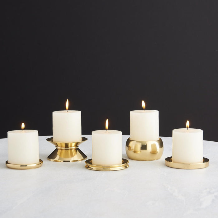 Global Views Set of 5 Stack Em Up Candle Holder