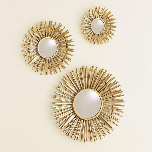 Global Views Brooch Convex Mirror-Brass