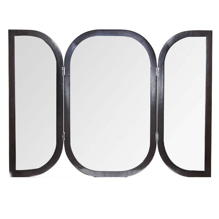 Michael Amini Paris Chic Vanity Wall Mirror Espresso