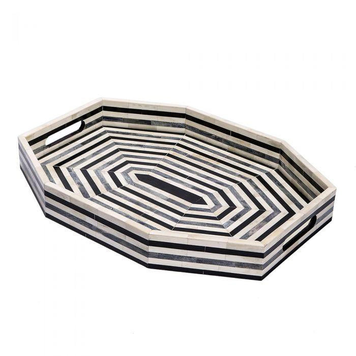 Interlude Home Firth Octagonal Tray - Large