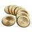 Interlude Home Elise Brass Coasters