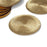 Interlude Home Elise Brass Coasters