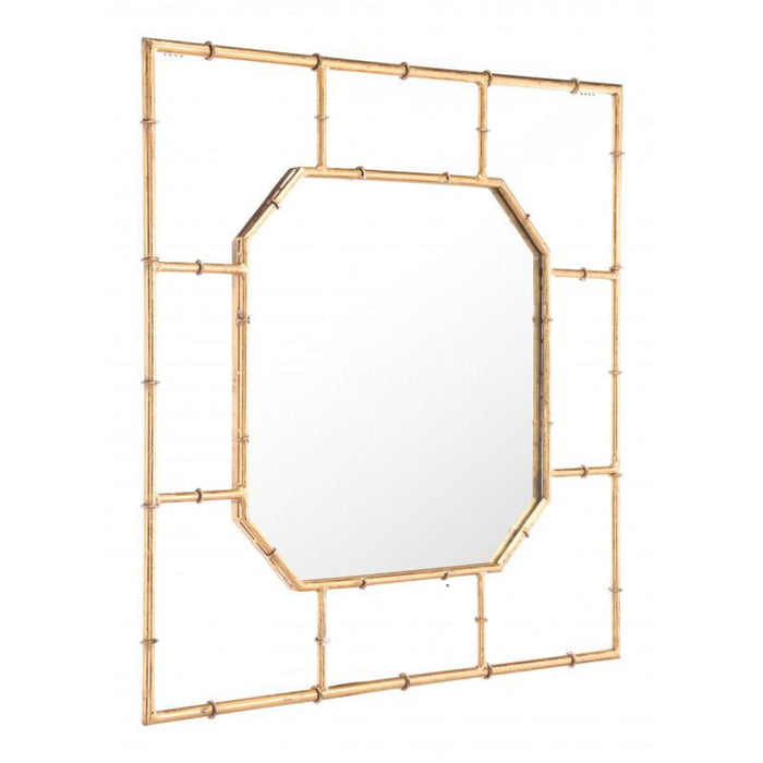 Zuo Bamboo Mirror Gold