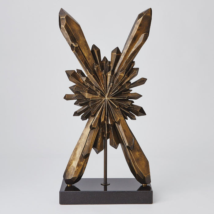 Global Views Facet Starburst Sculpture