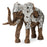 Michael Amini Discoveries Wood Crafted Elephant With Aluminum