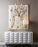 John Richard Bent-Crystal Eight-Light Chandelier