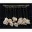 John Richard Moonlight Sonata: Selenite Pane Twenty-Nine-Light Horizontal Chandelier
