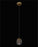 John Richard Bansho: Layered Glass Single Drop Light