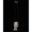 John Richard Nami: Three Light Drop Pendant in Formed Acrylic Wave