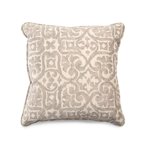 John Richard Toss Pillow with a Work Neutral Scroll Pattern