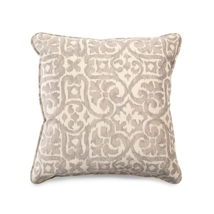 John Richard Toss Pillow with a Work Neutral Scroll Pattern