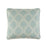 John Richard Toss Pillow with a Blue Geometric Pattern