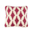 John Richard Toss Pillow with a Pink Geometric Pattern