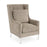 John Richard High-Back Wing Chair