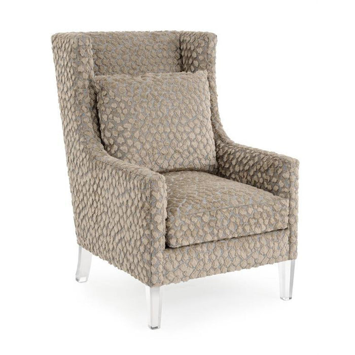 John Richard High-Back Wing Chair