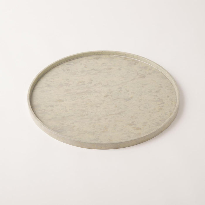 Global Views Full Moon Tray-Pink Dust