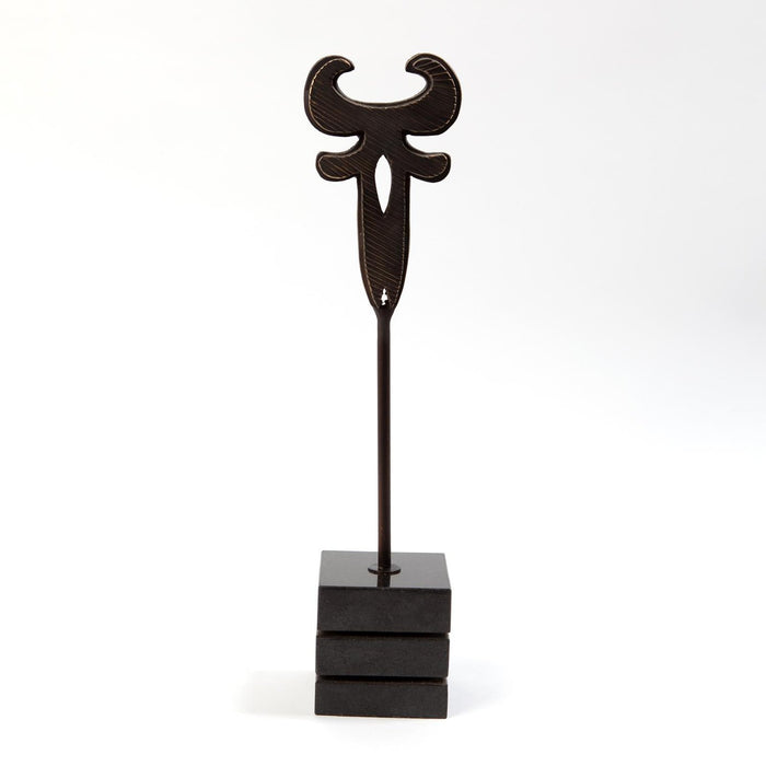 Global Views Polynesian Symbol Sculpture